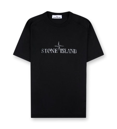 Printed Logo T-shirt Black - XXL