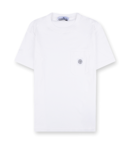 Logo Pocket T-shirt White - XL