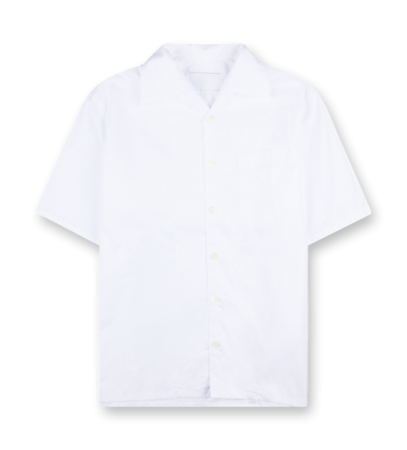 Cotton Bowling Shirt White - XS