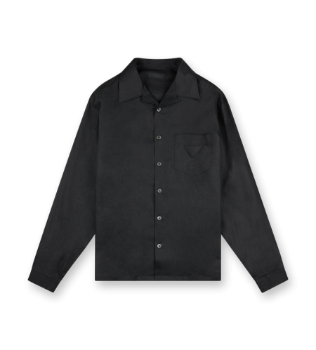 Linen Shirt Black - L