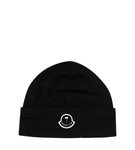 Moncler X Palm Angels Wool Beanie Black - O/S