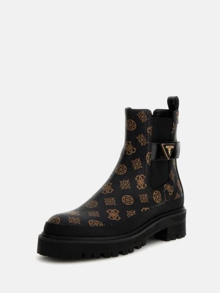 Enkellaarsje Bensly 4G-Logo Peony