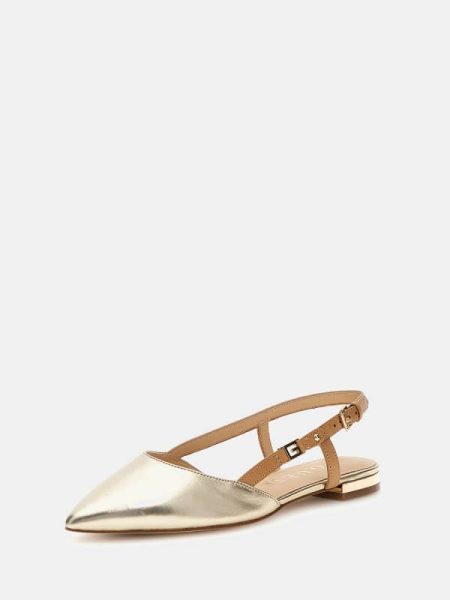 Follier Slingback Van Gewalst Leer