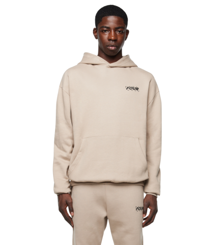 Circles Logo Hoodie Vintage Khaki - XL