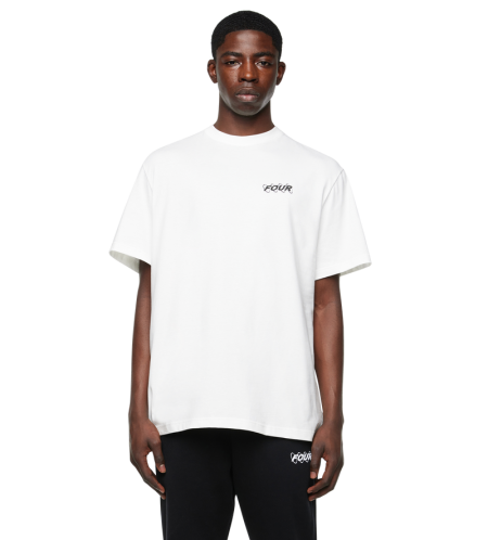 Circles Logo T-shirt Panna - S