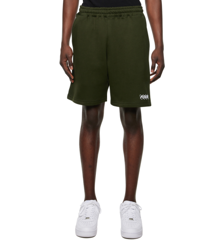 Circles Logo Shorts Army Green - S