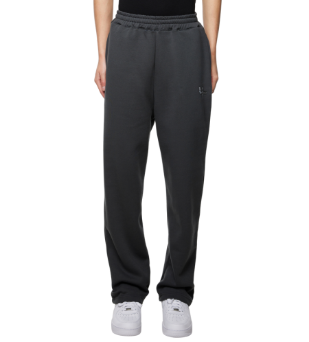 Outline Logo Straight Leg Pants Black Sand - L