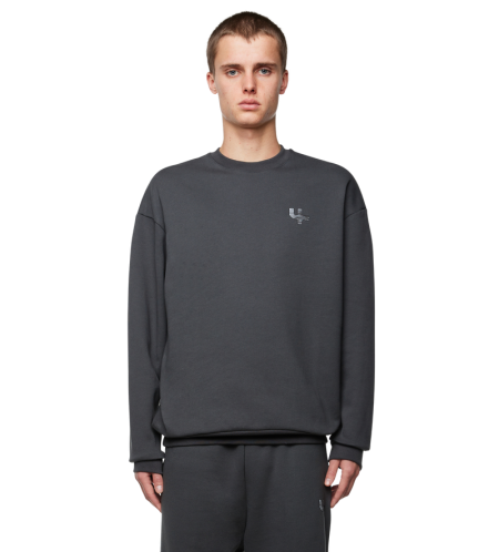 Outline Logo Crewneck Black Sand - XXL