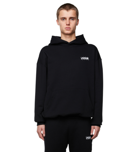 Circles Logo Hoodie Black - M