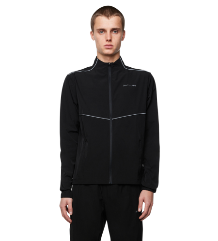 Sportswear Reflective Track Jacket Black - M