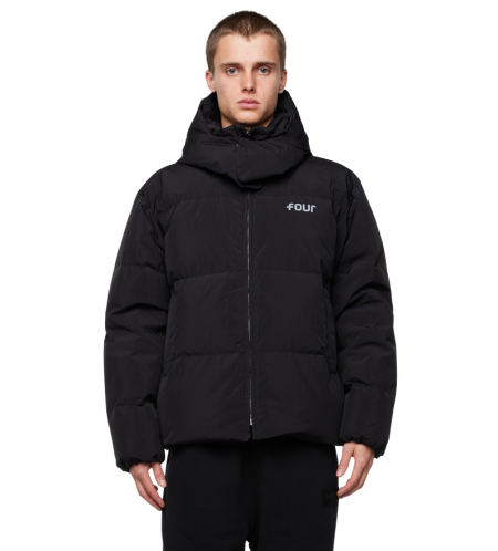 Logo Puffer Jacket Black - L