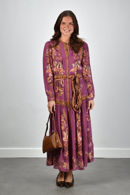 Farm Rio jurk 344432 delicate chintz pink