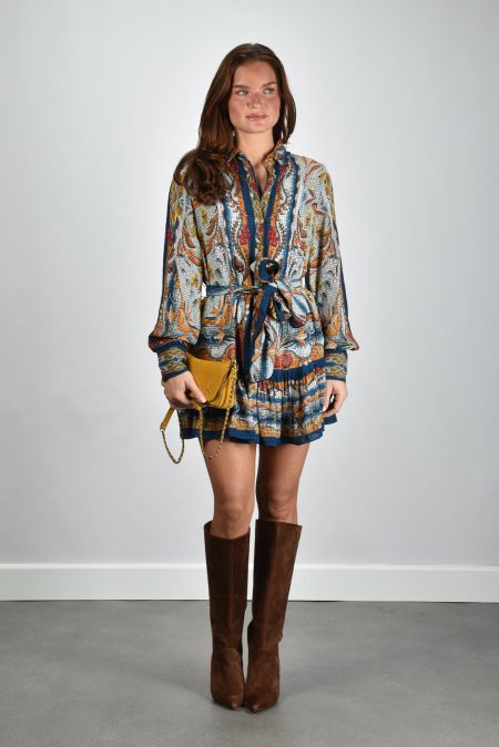 Farm Rio jurk 344504 mosaic garden soft blue