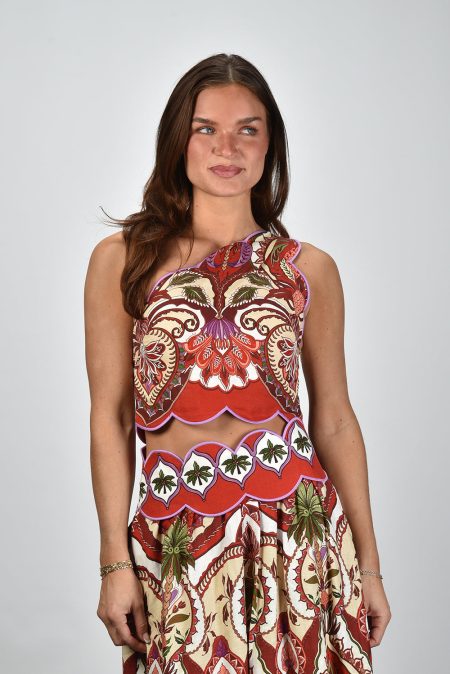 Farm Rio top 344015 odara red