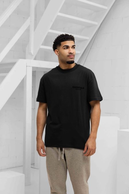 Fear Of God Essentials T-Shirt Heren Donkergroen - Maat L - Kleur: Donkergroen | Soccerfanshop