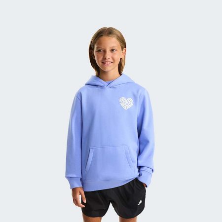 The North Face Brand Proud Relaxed Hoodie Voor Meisjes Twilight Blue female