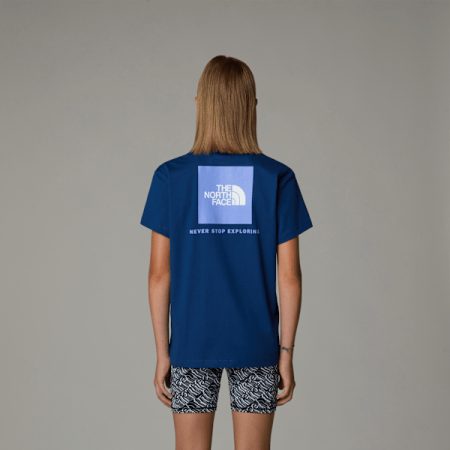 The North Face Wijdvallend Nse Box Tek-t-shirt Voor Meisjes Estate Blue female