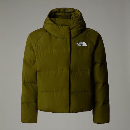 The North Face North-donsjas Met Capuchon Voor Meisjes Forest Olive female