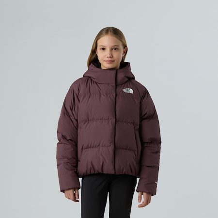 The North Face North-donsjas Met Capuchon Voor Meisjes Tawny Quartz female