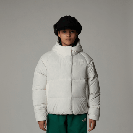 The North Face North-donsjas Met Capuchon Voor Meisjes White Dune female