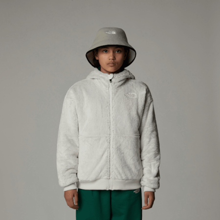 The North Face Osito-fleece Met Capuchon En Volledige Rits Voor Meisjes White Dune female