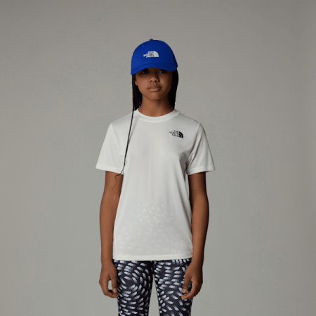 The North Face Reaxion-t-shirt Voor Meisjes White Dune female