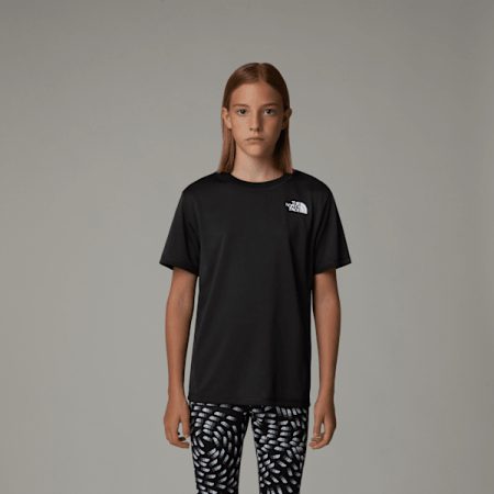 The North Face Reaxion-t-shirt Voor Meisjes Tnf Black female