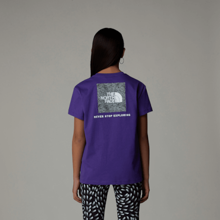 The North Face Relaxed Redbox-t-shirt Voor Meisjes Peak Purple female