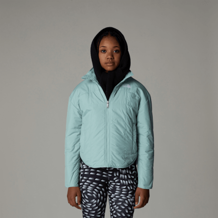 The North Face Omkeerbare Shasta-jas Met Volledige Rits Voor Meisjes Muted Pine female