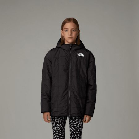 The North Face Omkeerbare Shasta-parka Met Capuchon Voor Meisjes Tnf Black female