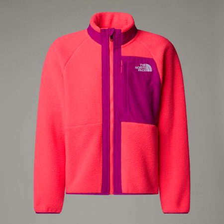 The North Face Yumiori-fleecejas Met Volledige Rits Voor Meisjes Radiant Poppy female