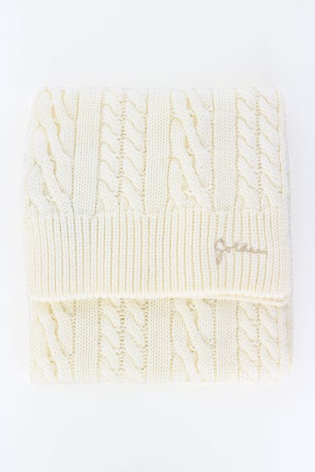 Golden Goose shawl GUP02421.P002199.11616 artic wolf