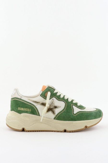 Golden Goose sneakers Running Sole GWF00126.F007568.83107 cream/green/platinum