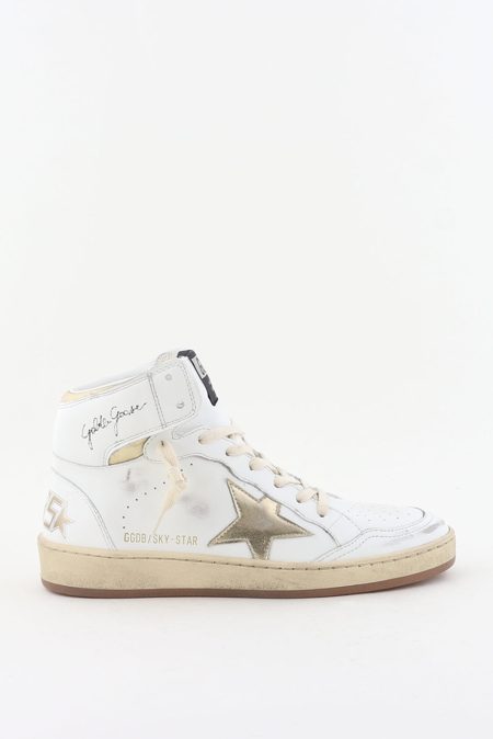 Golden Goose sneakers Skystar GWF00230.F004633.11522 white/dark gold