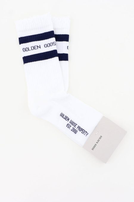Golden Goose sokken GUP00883.P000487.81236 old white/navy aaa