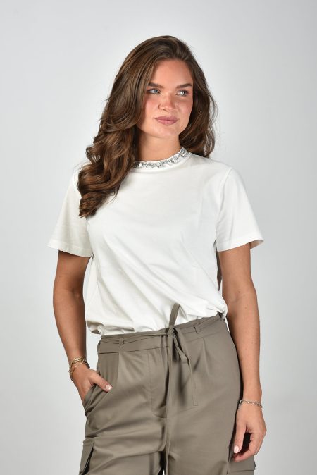 Golden Goose t-shirt GWP01220.P000673.10363 vintage white