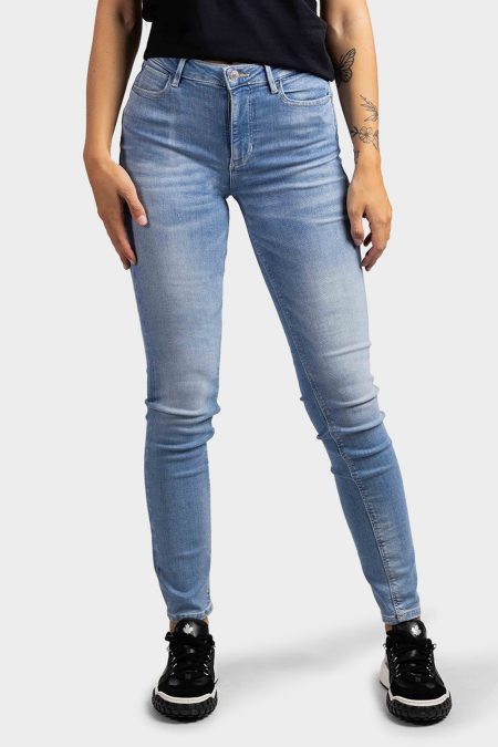 Guess 1981 Skinny Jeans Dames Lichtblauw - Maat 28 - Kleur: Blauw | Soccerfanshop