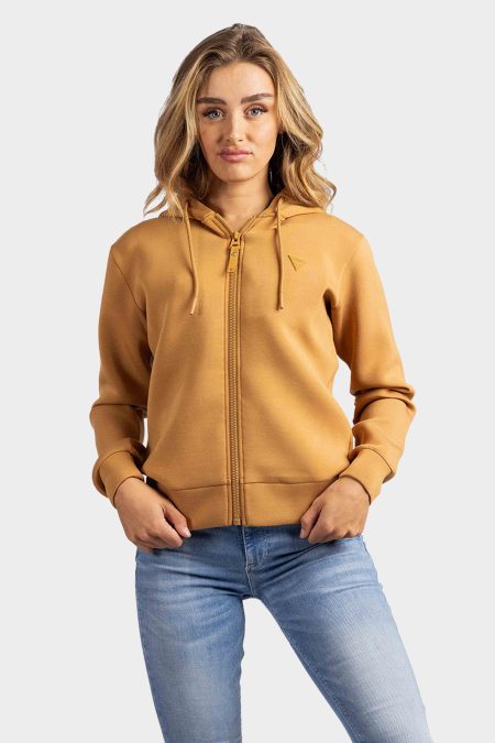 Guess Allie Scuba Vest Dames Bruin - Maat XL - Kleur: Bruin | Soccerfanshop