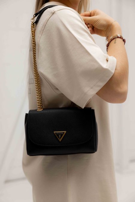 Guess Cosette Mini Crossbody Tas Dames Zwart - Kleur: Zwart | Soccerfanshop