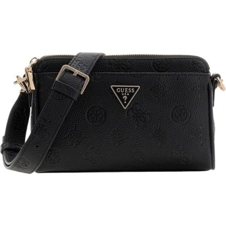Guess Cresidia Mini Crossbody Tas Dames Zwart - Kleur: Zwart | Soccerfanshop