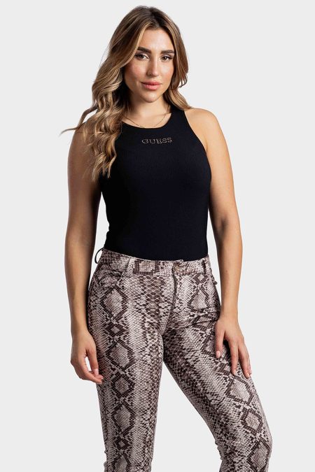 Guess Guendalina Bodysuit Dames Zwart - Maat XS - Kleur: Zwart | Soccerfanshop