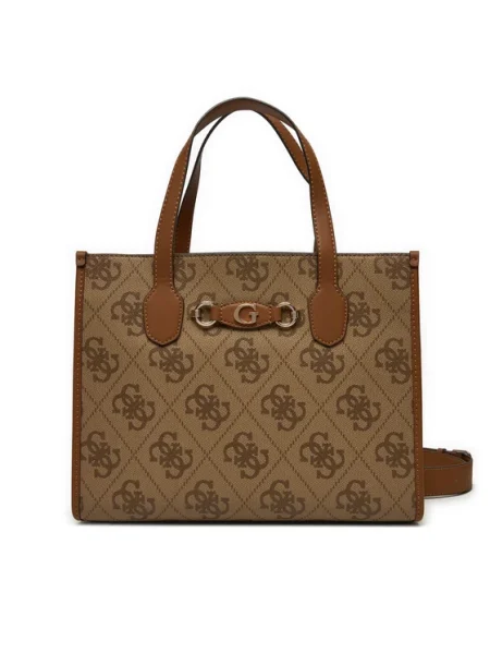 Guess Izzy Handtas Tas Dames Bruin - Maat One Size - Kleur: Bruin | Soccerfanshop