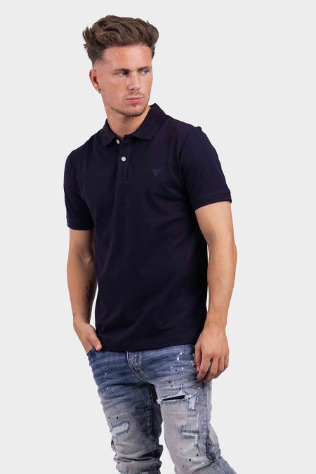 Guess Lyle Polo Heren Zwart - Maat S - Kleur: Zwart | Soccerfanshop