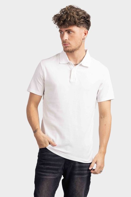 Guess Nolan Polo Heren Wit - Maat L - Kleur: Wit | Soccerfanshop