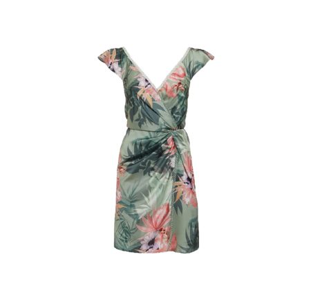 Guess Olivia Jurk Dames Groen - Maat XL - Kleur: Groen | Soccerfanshop