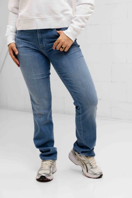 Guess Sexy Straight Jeans Dames Blauw - Maat 30 - Kleur: Blauw | Soccerfanshop