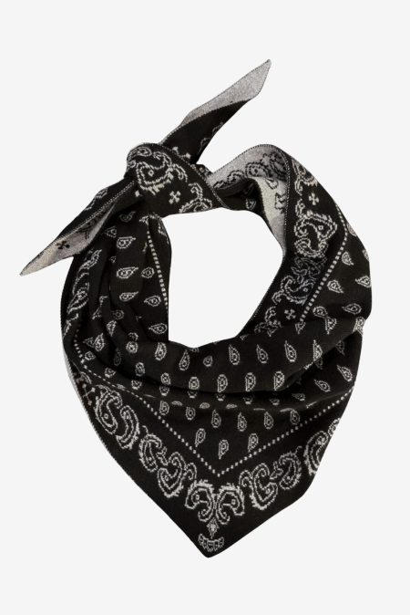 Guest In Residence shawl Wild Rag A25210AL black/heather grey