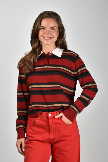 Guest In Residence trui W33010JL ruby combo