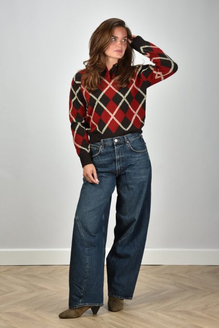 Guest In Residence trui W34327AM burnt cocoa combo