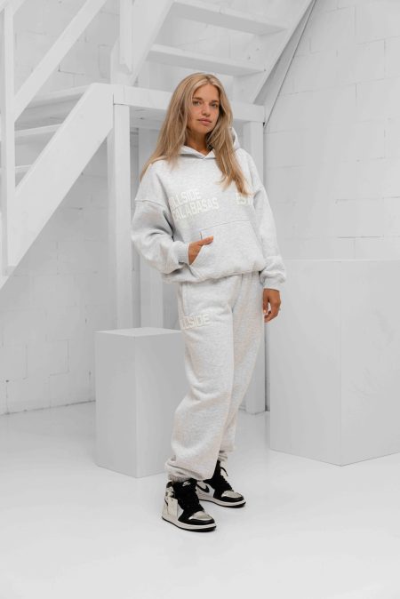 Hillside Calabasas Trainingspak Dames Lichtgrijs - Maat XL - Kleur: Lichtgrijs | Soccerfanshop